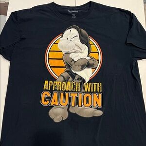 Disneys Grumpy Approach with Caution T-shirt size XL